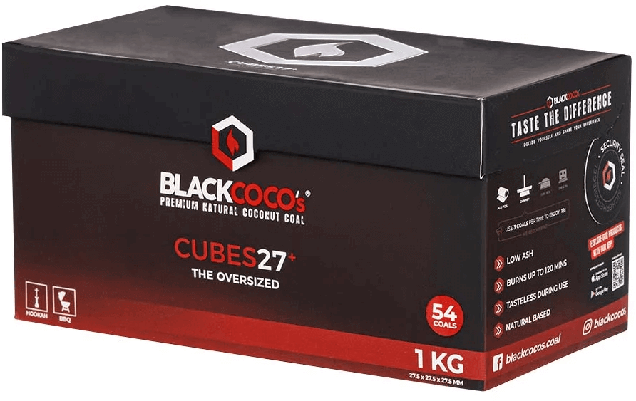 BLACK COCOs27 MM NARGİLE KÖMÜRÜ