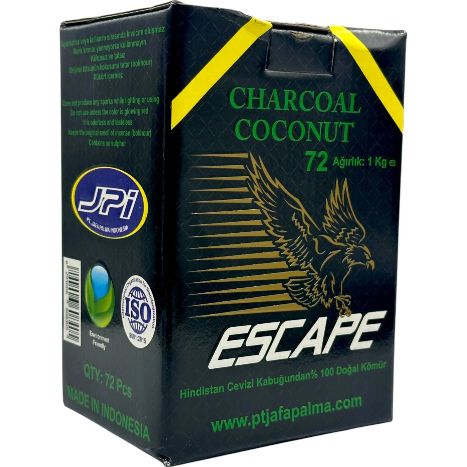 ESCAPE 25 MM 1 KG NARGİLE KÖMÜRÜ